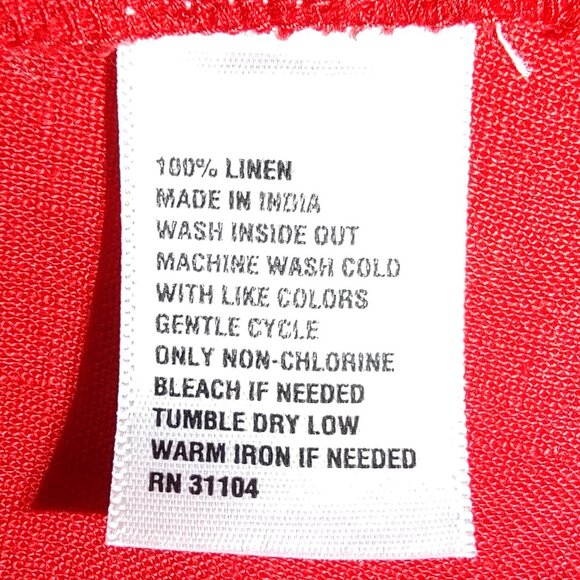 VINEYARD VINES BLUE LINEN SLVLS TANK XXS & CROWN AND IVY SLVLS RED LINEN TANK PS - Picture 10 of 10